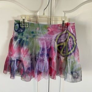 Justice Girls Skort Peace and Love Size 6